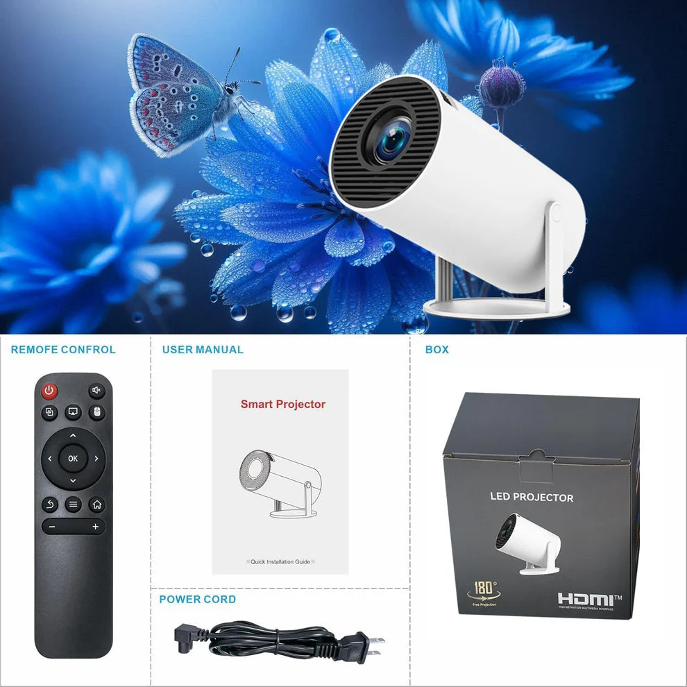 🎬 VIVE EL CINE EN CASA: NOCHES ÚNICAS CON TU MINI PROYECTOR FULL HD