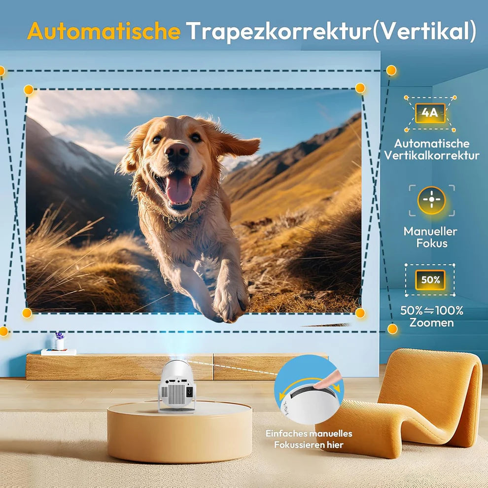 🎬 VIVE EL CINE EN CASA: NOCHES ÚNICAS CON TU MINI PROYECTOR FULL HD